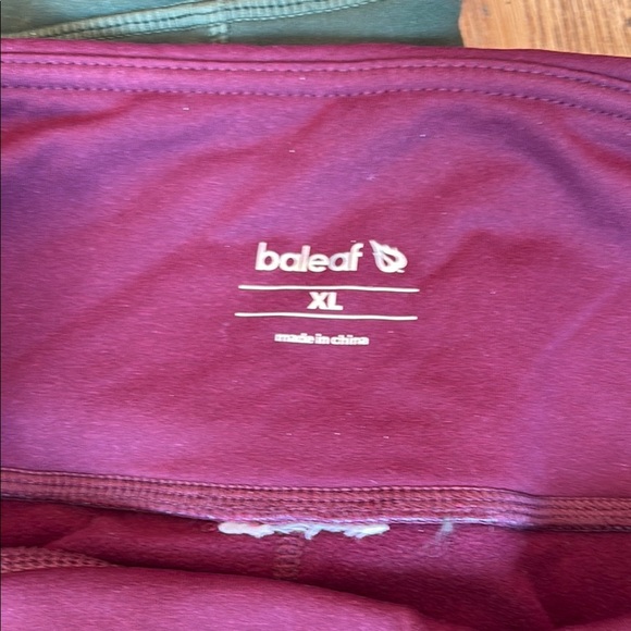 Baleaf Maroon Leggings & G Gradual Olive Leggings - Picture 8 of 10